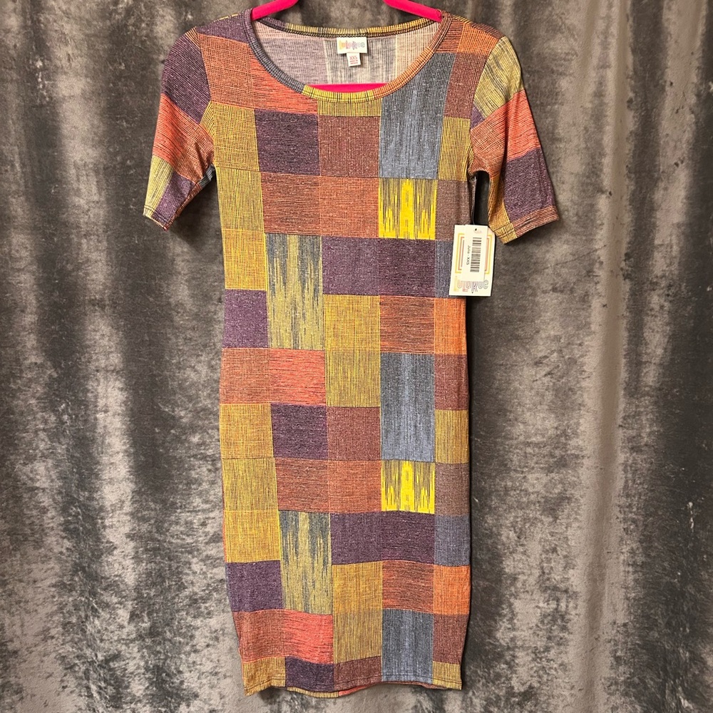 LuLaRoe Julia Bodycon Midi Dress